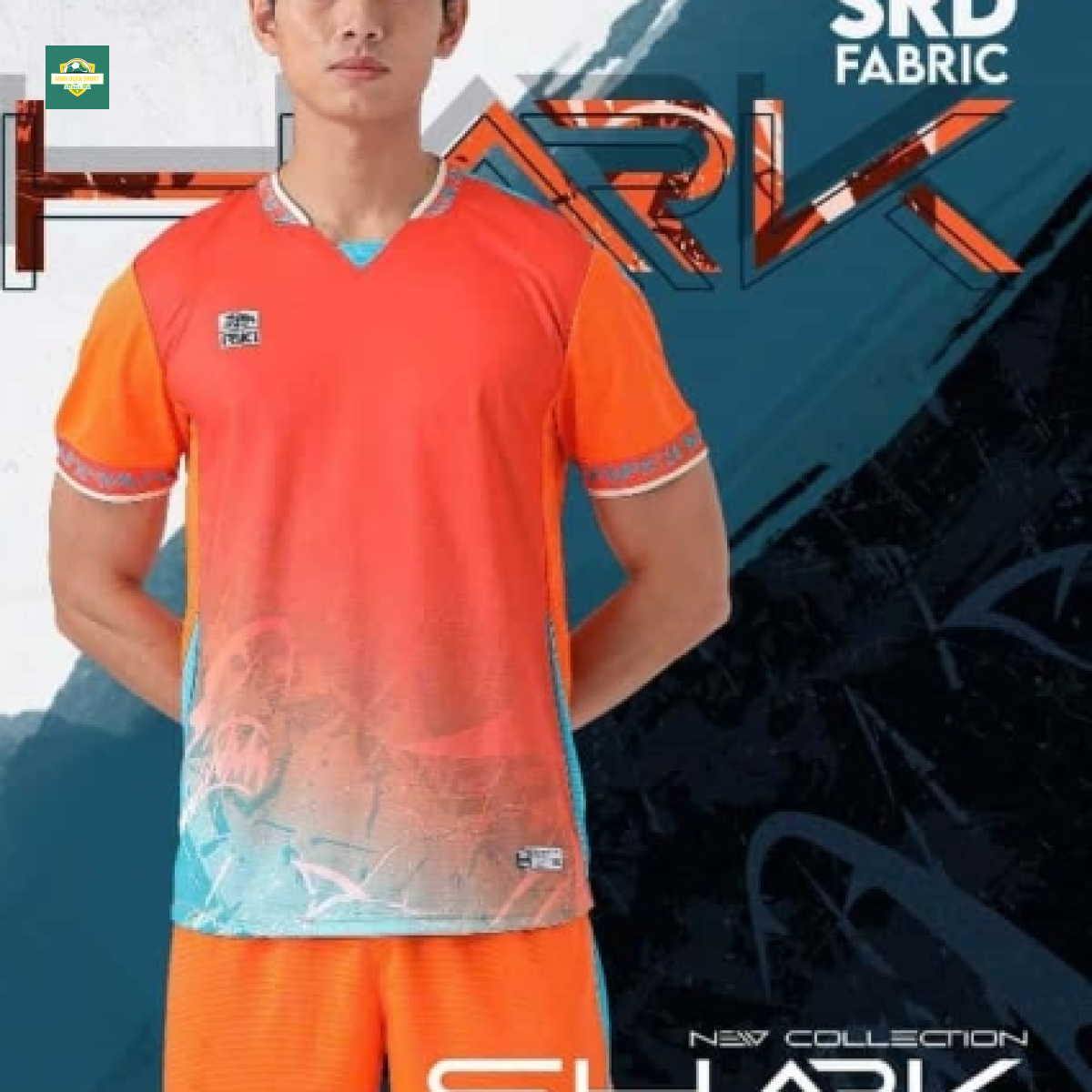 Áo Đá Banh Không Logo Riki Shark