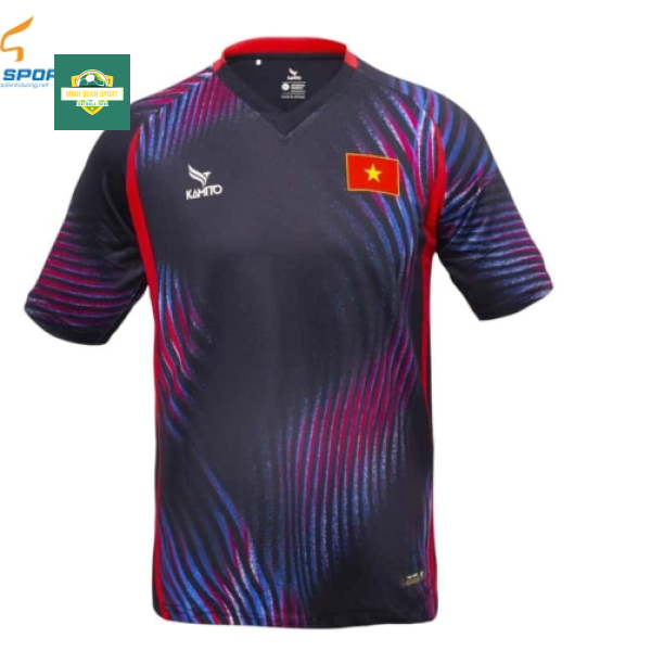 Áo T-shirt Bóng Bàn Đội Tuyển Việt Nam Kamito V1 Chính hãng
