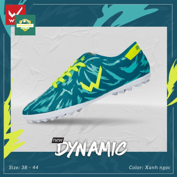 Giày đá bóng Wika Dynamic xanh ngọc