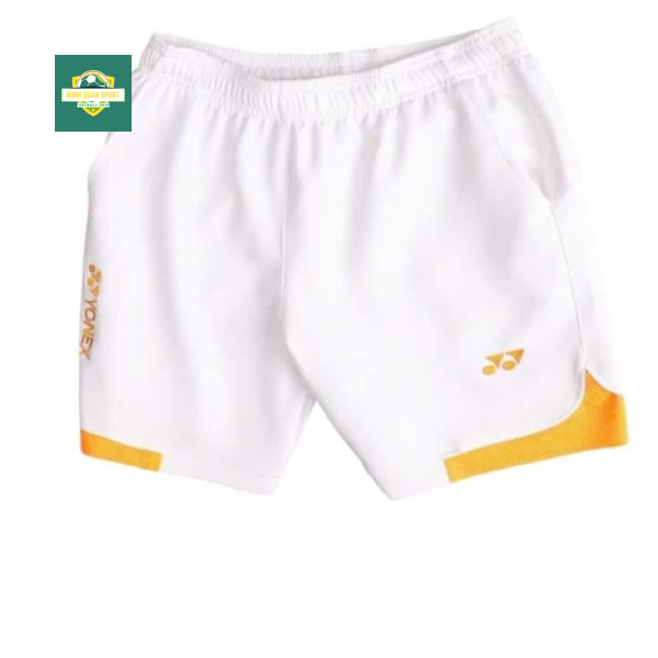 Quần Cầu Lông Yonex 2025 Màu Trắng Cam