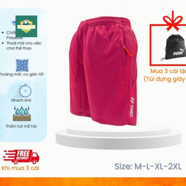 Quần Cầu Lông Yonex 2765 BEET RED Chính Hãng